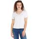 Tommy Jeans Damen T-Shirt Kurzarm TJW Slim Soft V-Ausschnitt, Weiß (White), XL