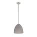 PF69-1LPE-SN-Kendal Lighting Inc.-Maysen - 1 Light Pendant-49 Inches Tall and 11.75 Inches Wide