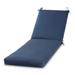 Greendale Home Fashions 73 x 23 Navy Outdoor Chaise Cushion