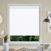 Blackout Roller Shades Cordless Roller Window Blinds with Thermal Insulated for Office Living Room Bedroom Kitchen Easy Installation--Blackout White+25 W x 191 H