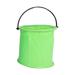 wofedyo bathroom accessories retractable children s fishing net and insect net folding bucket folding bucket bathroom decor bathroom storage Green 15*15*2