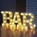 Illuminated Marquee Bar Sign - Lighted LED Word Sign - Pre-Lit Pub Bar Sign - Battery Operated (23.03-in x 8.66-in)