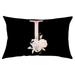 Wovilon Pillows Throw Pillows Pillow Covers Pillow Covers English Alphabet Anw Floral Pillowcases Black Throw Pillow Case