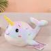 Alextreme Kawaii Whales Plush Toys Super Soft Cotton Eco-friendly Plush Toy for Baby Hugging Plush Toy(Pink 30cm)