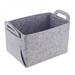 Foldable Felt Sundries Storage basket With Handle Cosmetics Container Multifunction Laundry Storage Basket Desktop organizer