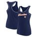 Women's Fanatics Branded Navy Houston Astros Wordmark Logo Racerback Tank Top