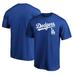 Men's Fanatics Branded Royal Los Angeles Dodgers Team Lock Up Wordmark T-Shirt