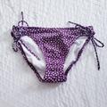 Victoria's Secret Swim | Bikini Bottoms | Color: Purple/White | Size: M