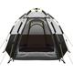 Toogh 3-4 Person Camping Tent 60 Seconds Set Up Tent Waterproof Pop Up Hexagon Outdoor Sports Tent Camping Sun Shelters Instant Cabin Tent Advanced Venting Design Provide Top Rainfly