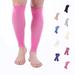 Doc Miller Calf Compression Sleeve Men and Women - 15-20mmHg Shin Splint Compression Sleeve Recover Varicose Veins Torn Calf and Pain Relief - 1 Pair Calf Sleeves Pink Color - XX-Large Size