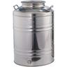 Fusto aggraffato 50 litri inox bidone olio F50-R - Sansone