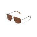 HAWKERS Unisex Poker Sonnenbrille, Brown Polarized · Silver, Adulto
