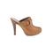 KORS Michael Kors Mule/Clog: Tan Print Shoes - Womens Size 8 - Closed Toe