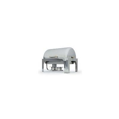 Vollrath 46080 New York New York Chafer, Silverplated, Roll Top, 9 qt, Oblong
