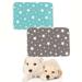 Puppy Training Pads 50x70cm 2 Pack Waterproof Pet Incontinence Mat Machine Washable Pee Pads Absorbency Dog Training Pads for for Home/Car/Travel(Green&Gray)