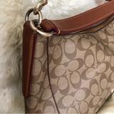 Coach Bags | Coach Monogram Crossbody Saddle Bag | Color: Brown/Tan | Size: Os