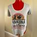 Disney Tops | Disney Brand Hakuna Matata Tshirt | Color: Gray | Size: S