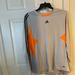 Adidas Shirts | Adidas Sport Shirt, Long Sleeve, New With Tags | Color: Orange/Silver | Size: Xl