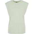 T-Shirt URBAN CLASSICS "Damen Ladies Modal Padded Shoulder Tank" Gr. 3XL, grün (lightmint) Herren Shirts Oversize