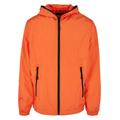 Anorak URBAN CLASSICS "Urban Classics Herren Full Zip Nylon Crepe Jacket" Gr. L, orange (mandarin) Herren Jacken Regenjacken