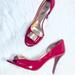 Michael Kors Shoes | Michael Michael Kors Heels Red Patent Leather Size 6 | Color: Red | Size: 6