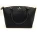 Kate Spade Bags | Kate Spade Black Leather Dome Satchel With Gold-Tone Logo & Hardware (+Coa) | Color: Black | Size: Os