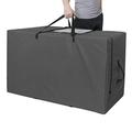 Cuddly Nest Folding Mattress Storage Bag - Heavy Duty Carry Case for Tri-Fold Guest Bed Mattress (Fits 4"-6" Queen Size Mattress)