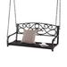 Winston Porter John-Williams Porch Swing Metal in Brown | 21 H x 53 W x 25 D in | Wayfair D6E57F85A2D54B5F963D41EA288677B0