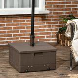 Freeport Park® Jarboe 3-In-1 Outdoor Umbrella Base, Coffee End Table, Planter Box w/ Drainage | Wayfair D1289212937B4162AFEC993FD0E2C5AE