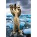 Highland Dunes Polar Bear - Wrapped Canvas Photograph Canvas in White | 36 H x 24 W x 1.25 D in | Wayfair 7B4DE75181A34C028332EBE5483BAC6E
