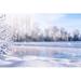 Winston Porter Frozen Lake by Winyuu - Wrapped Canvas Photograph Canvas | 12 H x 18 W x 1.25 D in | Wayfair 3BE993143D2C413BBBECACBC8D8BD28B