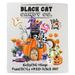 The Holiday Aisle® Halloween Black Cat Candy Co. Kitchen SWEDISH DISH CLOTH ( Set Of 2) Cotton Blend in Gray | 8 H x 6.75 W in | Wayfair