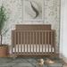 Child Craft Soho Flat Top 4-in-1 Convertible Crib Wood in Brown | 43.78 H x 29.41 W x 54.59 D in | Wayfair F33901.86