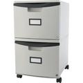 Storex 2-Drawer Filing Cabinet Letter/Legal Black trim (Drop Ship Approved Packing) (replaces 61307B01C)