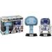 POP! Funko SDCC 2017 Star Wars Holographic Princess Leia & R2-D2 Limited Edition Summer Convention Exclusive