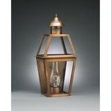 Northeast Lantern Uxbridge 21 Inch Tall Outdoor Wall Light - 2241-AB-CIM-CLR