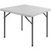 "Lorell Banquet Square Folding Table, 250-lb. Capacity, Gray, LLR60328 | by CleanltSupply.com"