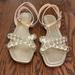J. Crew Shoes | Jcrew Gold Strappy Leather Sandals. Very Lightly Worn. Size 7. | Color: Gold | Size: 7