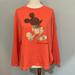 Disney Tops | Disney Parks Sequin Top Women’s Sz S | Color: Gold/Orange/Pink | Size: S