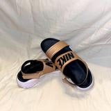 Nike Shoes | Gold Nike Sandals | Color: Gold | Size: 7