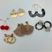 Torrid Jewelry | Lot Of 6 Various Acrylic Statement Pierced Earrings - Torrid, Avenue, Etc. | Color: Gold/Red | Size: Os