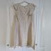 J. Crew Dresses | J. Crew Ruffle Sleeve Linen-Cupro Dress, Size 14 | Color: Cream | Size: 14