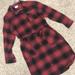 Columbia Dresses | Columbia Plaid Dress | Color: Black/Red | Size: L