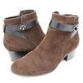 Coach Shoes | Coach Patricia Brown Suede Leather Ankle Boot 10 | Color: Black/Brown | Size: 10