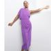 Zara Dresses | Never Worn Zara Draped Asymmetrical Dress In Lilac | Color: Purple | Size: S