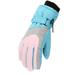 Qufokar Kids Gloves Ski Toddler Snow Gloves Ski Skating Gloves Snowboarding Boys Girls Snow Warm Size Outdoor Winter M/L Windproof Kids Kids Gloves Mittens