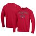 Men's Under Armour Red Texas Tech Raiders Soccer All Day Arch Fleece Pullover Sweatshirt