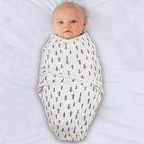 nsendm Swaddle Fashion Cotton Swaddle Sleeping Blanket Wrap Bag Baby Floral Baby Care Baby with Blanket White One Size