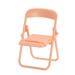 Uxcell Chair Cell Phone Stand Candy Color Mobile Phone Holder Multi Angle Mini Folding Chair Cradle Pink