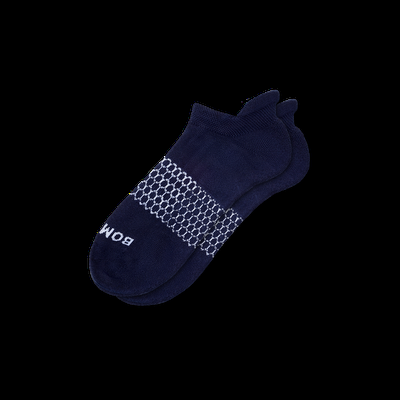 Men's Solids Ankle Socks - Navy - Cotton